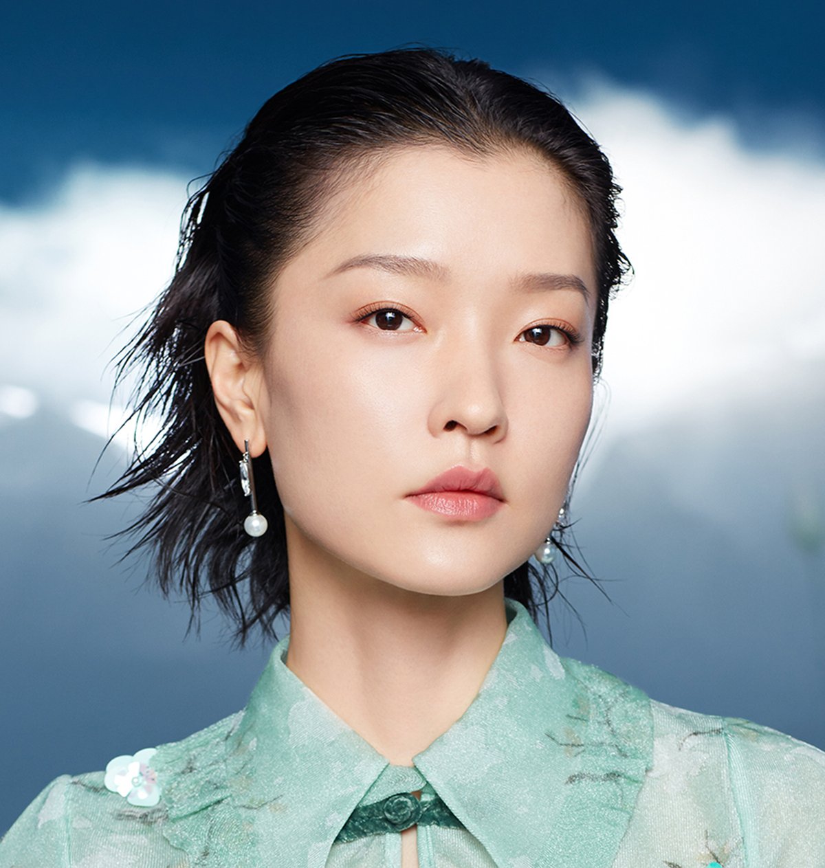 花西子气色素妆 模特妆容